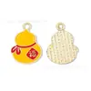 Aceite de Bendición para Casa Nueva Estilo Chino Joyería con Goteo de Aceite Accesorios Colgante de Aleación DIY Pulsera Llavero Adorno