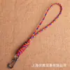 Y044 Cordão para Celular com Fivela de Aço Inoxidável Corda de Guarda-chuva Trançada à Mão Corda de Pulso