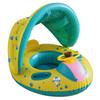 Lentejuelas sirena volante anillo de natación niños asiento para niños pequeños anillo barco para bebé niña agua equipo inflable