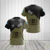 Patrón de Bandera y Emblema Nacional de Somalia Impresión 3D Transfronterizo Nuevo Camiseta de Manga Corta para Hombre Venta Directa de Fábrica Suministro de Exportación