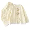 Pijama Infantil Meninas Algodão Nuvem Manga Longa Estilo Primavera e Outono Desenho Animado Fofo Tamanho Grande Crianças Grandes Roupas de Casa Conjunto Solto de Duas Peças