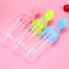 Produtos para Bebês Cereal de Arroz Alimento Complementar Mamadeira Garrafa de Pasta de Arroz Integrada com Colher Alimentação de Bebês Tipo Squeeze