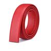 Cinturón Rojo Cinturón Benmingnian para Hombre Hebilla Automática Sin Cabeza Cinturón para Pantalones de Personas de Mediana Edad y Jóvenes Borde Rojo Negro