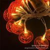 Cadena de luces LED de Halloween para decoración transfronteriza, calabaza, fantasma, calavera, murciélago, luces de decoración para la atmósfera del festival de fantasmas, venta al por mayor