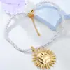 Moda Férias Estilo Liga Sol Pingente Colar Brincos terno Europeu e Americano Personalidade All-match Praia Estilo Feminino Cross-border