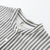 Camisa japonesa de manga corta con cuello alto, de algodón de doble capa, suave y encerada, sin mangas, con dobladillo y agradable para la piel, 2025
