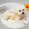 Lindo Floral Pequeño Sling Encaje Elástico Primavera y Verano Ropa para Perro y Gato Pequeño Perro Mascota Maltés