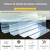 Baffle de Prateleira Espessado de PVC 2mm em L e T Painel de Divisória de Mercadorias para Supermercado e Armazém Divisória de Cabide de Roupas Atacado