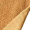 Tela de Abrigo de Lana de Cordero Marrón, Cómoda y Cálida, Material Textil para el Hogar Hecho a Mano para Bricolaje, Tela para Ropa de Punto