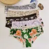 Precio Especial de Evento Pinkgirl Calzones Triángulo para Mujer con Ribete de Encaje, Nylon Elástico, Estampados, Secado Rápido, Directo de la Fábrica Fuente