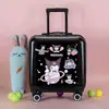Maleta para niños de 8 a 15 años, estudiantes hombres y mujeres, pequeña, de 20 pulgadas, rueda universal, candado, caja de viaje para abordar, barata