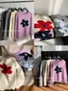 Suéter de Punto Grueso Redondo con Bloques de Color Florales Grandes Estilo Coreano para Mujer, Suéter de Punto Holgado Juvenil y Elegante, de Moda Principios de Primavera 2026