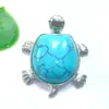 Productos de Venta Caliente Transfronterizos de Europa y América, Suministro Directo de Fabricantes, Amatista Natural y Piedra Ojo de Tigre, Accesorios de Joyería con Colgante de Tortuga de Estilo Fresco