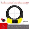 Processamento de cadeado de senha personalizado para bicicleta cadeado antifurto para bicicleta de montanha cadeado de porta para exterior cadeado de senha anti-corte para carro elétrico