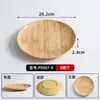Plato Creativo de Melamina para Wagyu Plato Comercial con Textura de Madera Plato para Buffet de Carne Plato para Barbacoa Plato para Parrilla Estilo Japonés