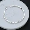 Pulseira Cubo de Prata Minimalista para Mulheres, Estilo Nicho Tendência, Acessório Versátil Popular Transfronteiriço, Joia de Mão Personalizada Atacado