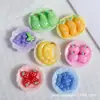 Novo Prato de Frutas Desenho Animado Brinquedos de Comida Acessórios DIY Cola de Creme Resina Pequenos Acessórios Materiais Artesanais Atacado