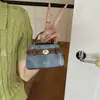 Bolsa Infantil 2026 Nuevo Modelo Bolso Cruzado Vintage de Gama Alta Elegante Cierre Bolso de Mano Mini Bolso Kelly para Niñas