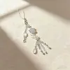 Estilo Doce e Cremoso de Menina Estrela de Cinco Pontas Peixe Contas Gota d'Água Pingente Corrente de Celular Guka Charme Franja de Cristal Chaveiro