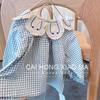 Camisa de Cuadros Estilo Fresco para Niñas Tongxingyuan 2026 Nuevo Moda de Principios de Otoño Elegante Camiseta Top Atuendo de Primavera y Otoño