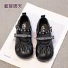 Tamanhos 26-33 Sapatos de Couro para Meninas 2026 Outono Novos Sapatos Infantis Sola Macia Sapatos de Princesa para Meninas Pequenas Sapatos Individuais Modernos