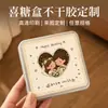 Pegatinas para caja de dulces de boda, logo de boda de dibujos animados, etiquetas de boda, pegatinas decorativas para recuerdos de boda, venta al por mayor en lotes pequeños