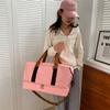 Bolsa de Viaje Transfronteriza Personalizada con Logo Imprimible, Bolsa de Equipaje de Gran Capacidad con Separación Seca y Húmeda, Bolso Satchel Deportivo y de Fitness para Almacenamiento