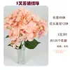 5 Flores de Hortensia Artificiales para Decoración, Flores de Seda para Arreglo de Techo en Salones de Ceremonias, Flores Falsas para Decoración de Bodas y Decoración del Hogar
