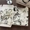 Novo Conjunto de Pijama Feminino de Algodão Nuvem Verão Manga Curta Gola Redonda Casual Plus Size Solto Roupa de Casa Feminina Peça Externa