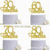 Cross-border para cartão de bolo flash de aniversário, decoração de bolo de festa maravilhosa de aniversário
