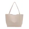 Bolsa Tote Casual Feminina Vintage de Grande Capacidade 2025 Nova Tendência Moda Simples Conjunto de Duas Peças Estética de Ombro Único