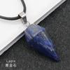 Venta Caliente Transfronteriza Colgante de Cristal Natural Cono Hexagonal Cónico Hexagonal Diamante Péndulo ebay AliExpress Joyería