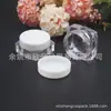 Caja de Crema Esmalte de Uñas Negro 10g Botella Cuadrada de Crema Botella Mascarilla Botella de Crema de Manos Caja Dispensadora de Crema Facial Botella Botella de Ungüento