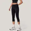 Mallas deportivas europeas y americanas transfronterizas, pantalones capri para correr y ciclismo, pantalones de yoga de comercio exterior ruso, ropa de fitness para mujer para uso en exteriores
