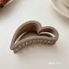 Presilha de Cabelo de Acrílico Tubarão de Verão Inspirada em Celebridades, Presilha de Garra Grande para Mulheres, Acessório de Cabelo para Coque Despojado, Presilha Essencial para Cabelos Grossos