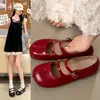 Zapatos Mary Jane para mujer para el verano de 2026, zapatos planos que no cansan los pies, suelas suaves, adecuados para combinar con faldas, estilo retro francés poco profundo
