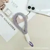 Cordón de Felpa Colorido para Teléfono de Otoño e Invierno, Llavero de Muñeca Corto a la Moda, Correa Anticaída para Botellas de Agua y Accesorios de Bolsa