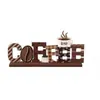Adornos Decorativos de Madera Populares de Amazon para Cafeterías, Decoraciones de Mesa de Cocina de Gnomo Estilo Granja, Manualidades y Decoración