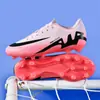 Zapatos de Fútbol para Adulto Nuevos Transfronterizos Ronaldo para Hombre y Mujer Juveniles para Niños Estudiantes Tacos Largos AG Tacos para Césped TF Entrenamiento Profesional