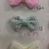 Lantejoula xadrez laço acessórios diy tecido acessórios feitos à mão roupas acessórios de cabelo lantejoula xadrez nó plano