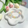 Cadena para Teléfono Móvil de Color Caramelo Acrílico con Cuentas Cuerda Anti-Pérdida para Teléfono Móvil Colgante Cubierta Protectora Bolso Colgante Simple de Moda