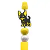 Contas de Cachorro de Desenho Animado Dupla Face Soltas Criativas Cola Macia de PVC Acessórios de Filhote de Cachorro Contas Divertidas para DIY Prontas para Venda