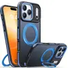 Adequado para Capa de Celular Iphone17Promax, Fornecimento Exclusivo Transfronteiriço, Capa de Celular Magnética com Suporte, Capa de Celular 16Pm