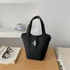 Bolso de Mano con Patrón de Lichi para Mujer, Nuevo Modelo Primavera 2026, Aspecto de Alta Gama, Adecuado para el Trabajo y los Viajes Diarios, Bolso de Hombro, Bolso Cruzado Tipo Cubo