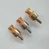 Conector Macho Loto RCA, Conector de Audio y Video AV Plano de Alta Resistencia de Cuatro Pines RCA de un Solo Pin de Alta Resistencia