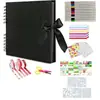 Conjunto de Scrapbook Transfronteiriço A5/30 40 60 Peças Laço Criativo Páginas Internas para Desenho Álbum de Fotos