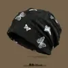 Gorro de Punto Transpirable para Primavera y Otoño, Gorro Holgado Versátil para Hombres y Mujeres, Calentador de Cabeza Cálido, Elegante Gorro de Punto que Adelgaza la Cara
