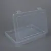 22 cajas de almacenamiento rectangulares de plástico transparente, cajas vacías de PP para mascarillas, papelería, herramientas de ferretería, cajas de muestras, cajas para componentes electrónicos