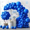 129 balões românticos estilo Posie - compostos por 129 balões de vários tamanhos (18 polegadas, 12 polegadas, 10 polegadas, 5 polegadas), um conjunto de arcos de balão em múltiplos tons de cor, adequado para decorações de festa para formatura, aniversário, meninos, batizado de bebê, etc.. temas