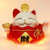 Novo gato artesanal acho que o dinheiro quer grossa boneca fofa mini personalidade pequenos enfeites console central decorações do carro